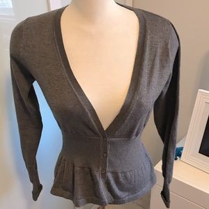 The Limited Brown Cardigan - M